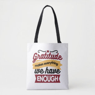 Faith and Gratitude Artwork – Uplifting Christian  Tote Bag
