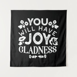 Faith and Happiness – Joy and Gladness Quotes Tapestry