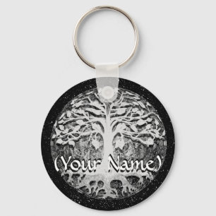 Faith and Hope Tree of Life Customise Key Ring