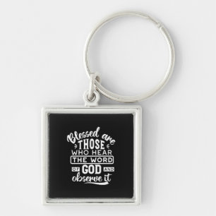 Faith and Obedience – Inspirational Scripture Key Ring