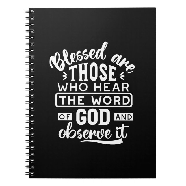 Faith and Obedience – Inspirational Scripture Notebook (Front)