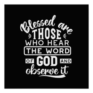 Faith and Obedience – Inspirational Scripture Poster