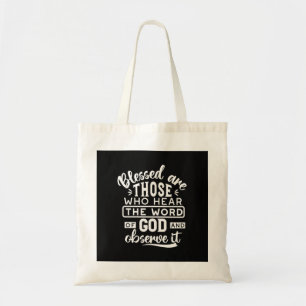 Faith and Obedience – Inspirational Scripture Tote Bag