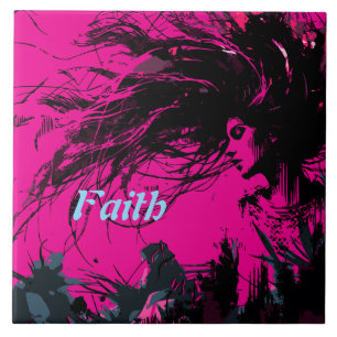 Faith Art Retro Ceramic Tile