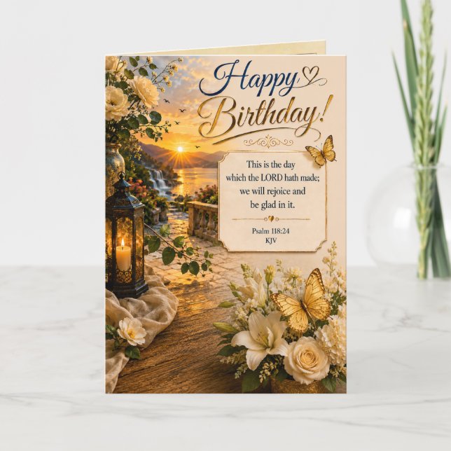 Faith Based Birthday Card (Front)