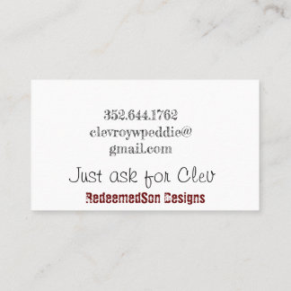 faith based business cards