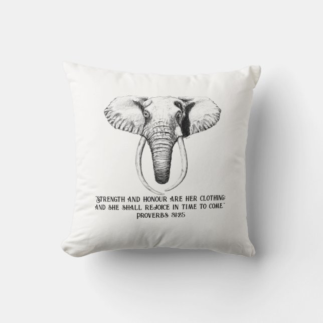 Faith Based Reversible Throw Pillow (Front)