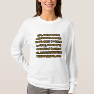 Faith Based Serenity Prayer Women's Long Sleeve T-Shirt