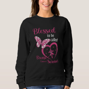 Faith Blessed To be called Breast Cancer Survivor Sweatshirt