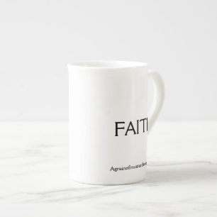 Faith Bone China Mug