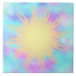 Faith ~ Burst Ceramic Tile