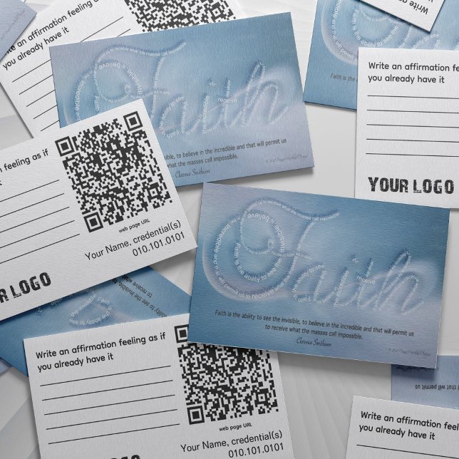 Faith Business Card (Faith empowering business cards)