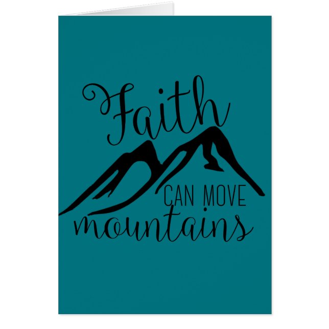 faith can move mountains (Front)