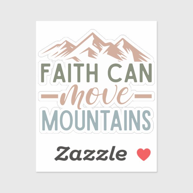 Faith can move mountains (Sheet)