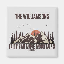 Faith Can Move Mountains Christian Bible Verse