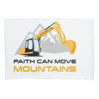 Faith Can Move Mountains – Kids & Adult Christian  Pillowcase