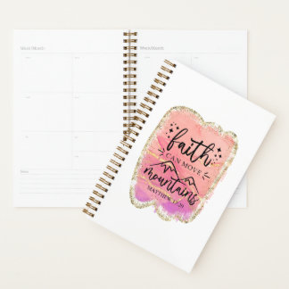 Faith Can Move Mountains Planner