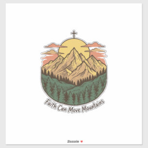Faith Can Move Mountains Vintage Mountain Shirt (3