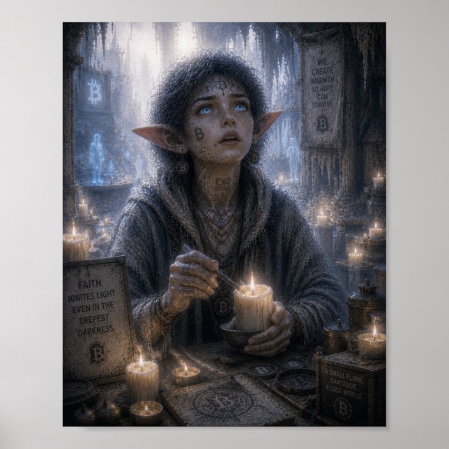 Faith / Candle Maker / Underground Shrine Poster (Front)
