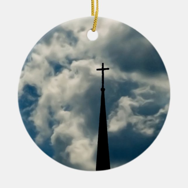 Faith Ceramic Ornament (Front)