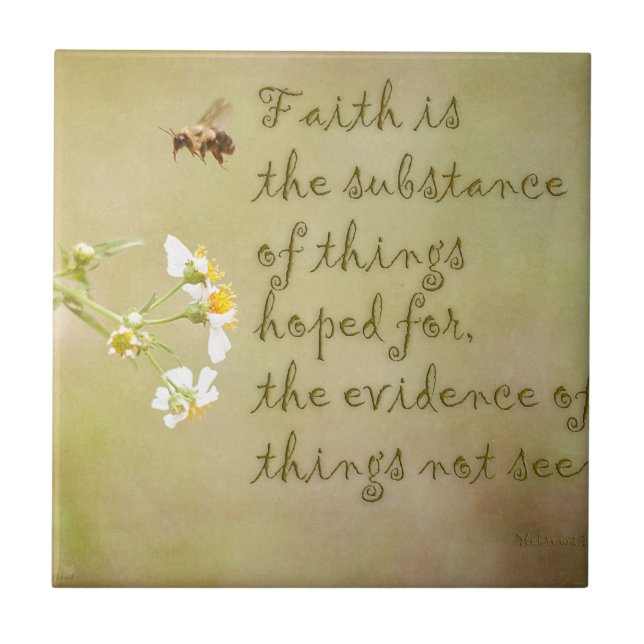 Faith Ceramic Tile (Front)