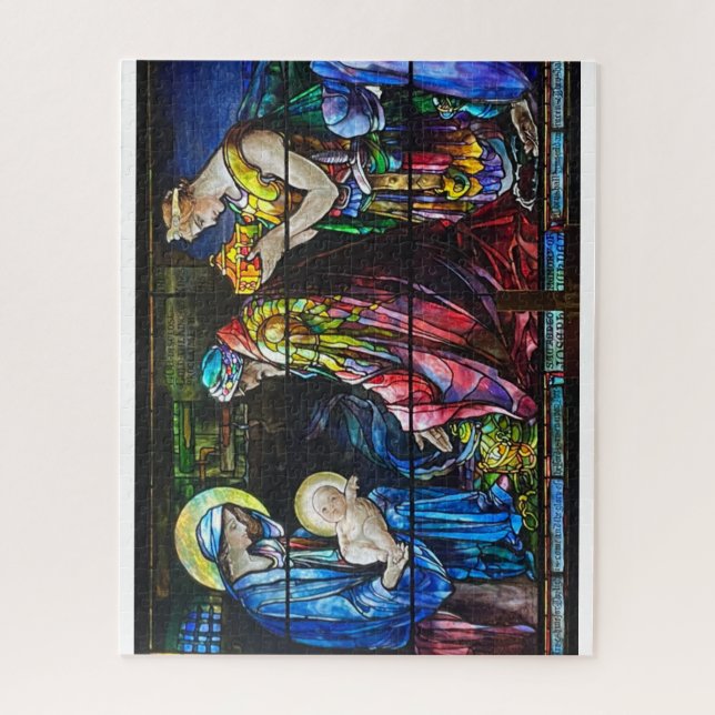 Faith Chapel Tiffany Jigsaw Puzzle (Vertical)