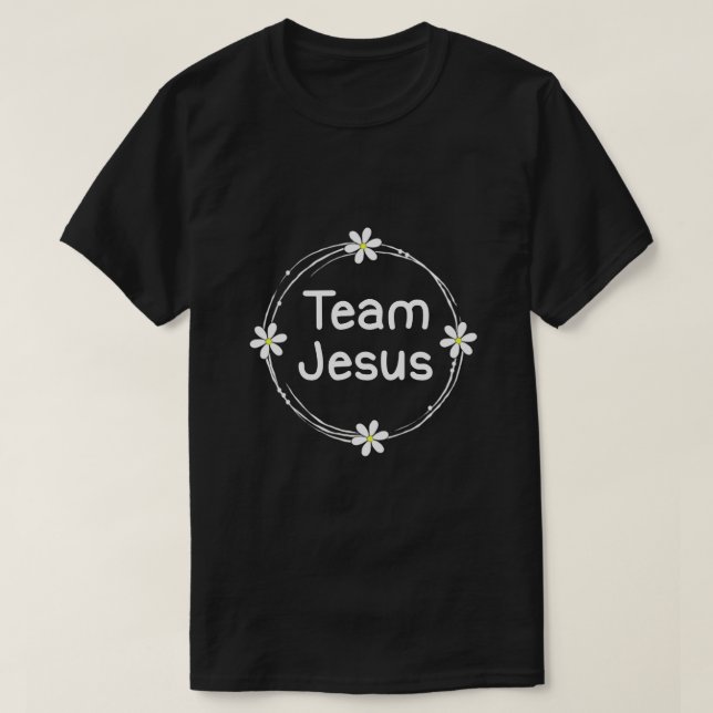 Faith Christian Team Jesus Long Sleeve  T-Shirt (Design Front)