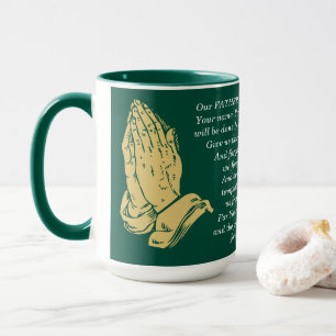 Faith Coffee Mug - The Lord's Prayer Matt 9:6-13