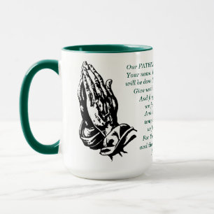 Faith Coffee Mug - The Lord's Prayer Scripture