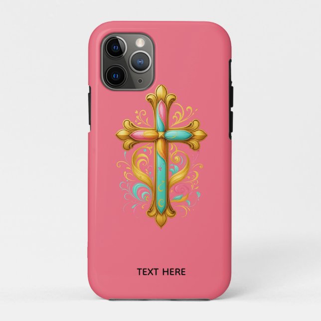 Faith Cross Case-Mate iPhone Case (Back)