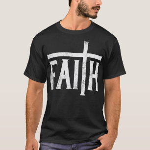 Faith Cross God Jesus Christ Prayer Religious Chri T-Shirt