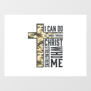 Faith Cross I Can Do All Things Christian Shirt