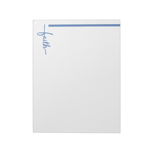 Faith Cross Notepad (Rotated)