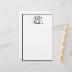 Faith  cross   stationery