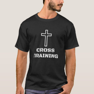 Faith Cross Training Gift For Christian Men Women T-Shirt