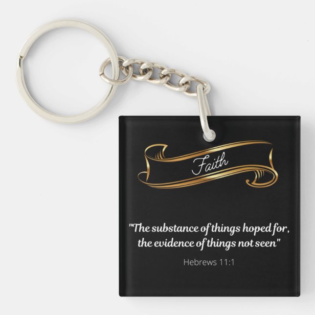 Faith   Definition  Key Ring (Front)