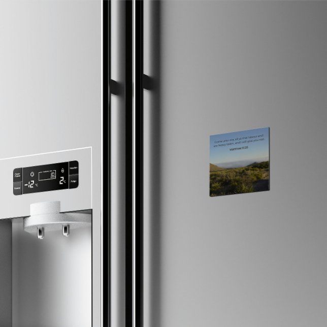 Faith Desert Collection – Matthew 11:28  Magnet (Creator Uploaded)