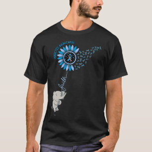 Faith Diabetes Awareness Blue Ribbon Month Diabeti T-Shirt