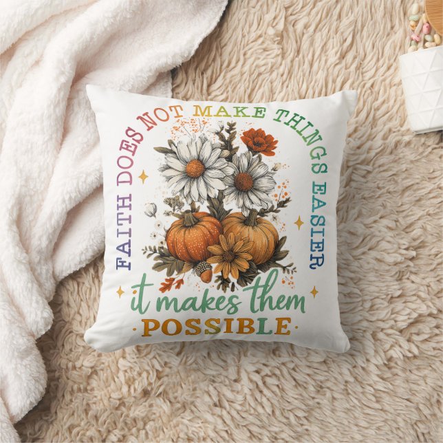 Faith Does Not....  Cushion (Blanket)