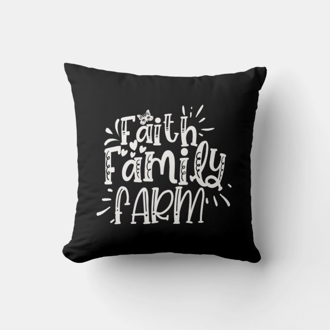 faith family farm cushion (Front)