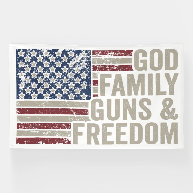 Faith, Family & Freedom Banner (Horizontal)