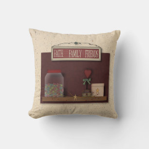 Faith Family Friends Pillow