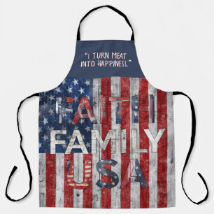 Faith Family USA Customisable Apron
