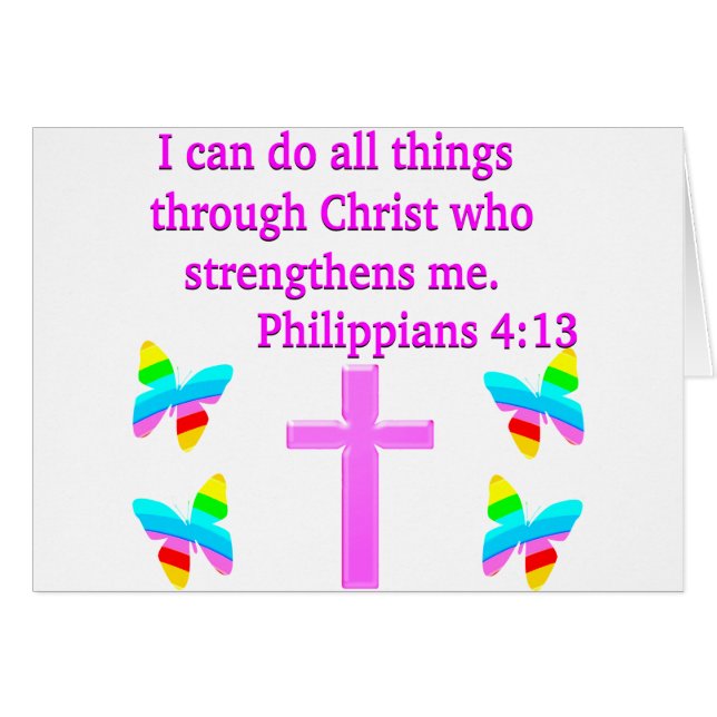 FAITH FILLED PHILIPPIANS 4:13 DESIGN (Front Horizontal)