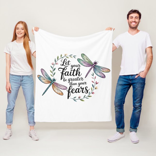 Faith Fleece Blanket (In Situ)