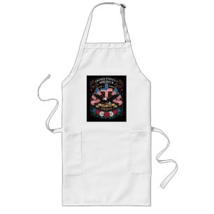 Faith Freedom 250 Years 1776 2026 Independence USA Long Apron