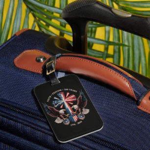 Faith Freedom 250 Years 250th Anniversary USA Luggage Tag