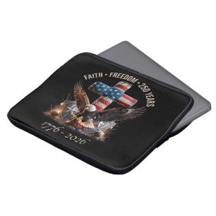 Faith Freedom 250 Years Laptop Sleeve
