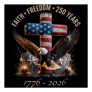 Faith Freedom 250 Years Poster