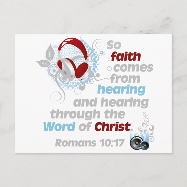 Faith from Hearing Postcard (Front)